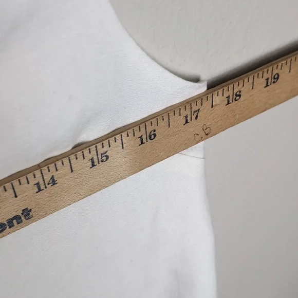 Show Me Your Mumu Vicky Vest Women's Small White Linen Shirt Top Golden 2 - Picture 8 of 15